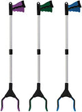 Herramienta de Alcance TOPZEA 3 Piezas para Personas Mayores, Pega Basura Plegable de 32 Pulgadas, Agarrador Largo para Recoger Basura, Ayuda de - imagen 1