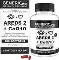 Generic4ME AREDS 2 Mini SoftGels, 100 mg CoQ10, 500 mg Vitamina C, 400 IU Vitamina E, 10 mg Luteína, 2 mg Zeaxantina, 80 mg Zinc, 2 mg Cobre - 100 - imagen 1