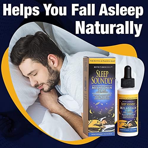 Melatonina Sleep Soundly, Botellas de 2 Onzas (Paquete de 3) - imagen 3