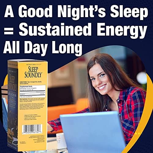 Melatonina Sleep Soundly, Botellas de 2 Onzas (Paquete de 3) - imagen 5