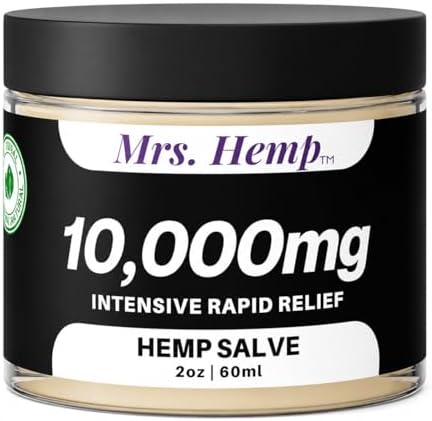 Salve de Cáñamo 10,000 MG – Ungüento Tópico de Fuerza Extra, Textura Suave y No Grasosa, Absorción Rápida, Uso Diario, 2 oz - imagen 1