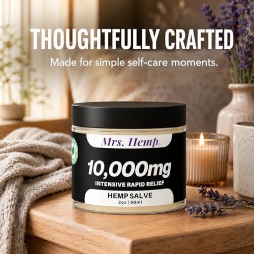 Salve de Cáñamo 10,000 MG – Ungüento Tópico de Fuerza Extra, Textura Suave y No Grasosa, Absorción Rápida, Uso Diario, 2 oz - imagen 3