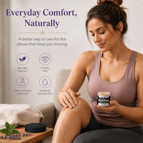 Salve de Cáñamo 10,000 MG – Ungüento Tópico de Fuerza Extra, Textura Suave y No Grasosa, Absorción Rápida, Uso Diario, 2 oz - imagen 8