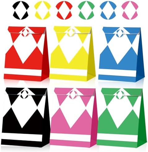 Bolsas de Fiesta Casagete 24 piezas para Cumpleaños, Favoritos para Niñas, Bolsitas de Regalo para Niños (6X3.14X8.3 pulgadas) - imagen 3