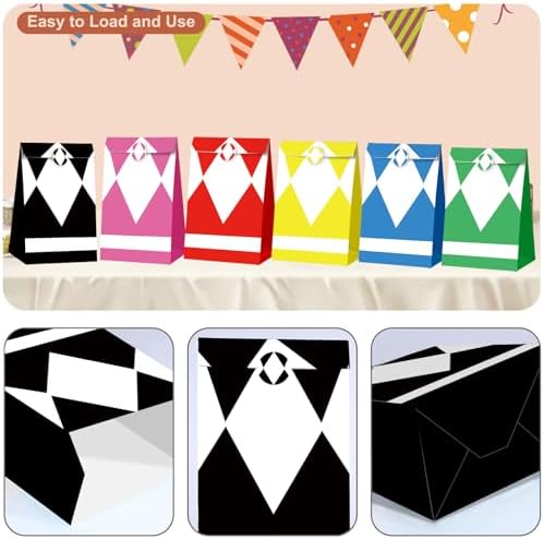 Bolsas de Fiesta Casagete 24 piezas para Cumpleaños, Favoritos para Niñas, Bolsitas de Regalo para Niños (6X3.14X8.3 pulgadas) - imagen 4