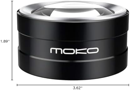 Lupa de Escritorio MoKo con Luz LED y 5X de Aumento, Área de Visión Amplia para Lectura, Inspección y Monedas - Incluye Funda de Transporte - imagen 8