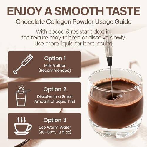 NATURE TARGET Colágeno Multi Péptidos de Chocolate – Polvo de Colágeno para Mujeres con Vitamina C y Creatina, Apoya Piel, Cabello, Uñas y - imagen 3