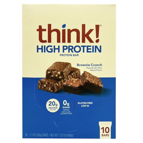 Barra ThinkThin Brownie Crunch - Paquete de 10 Barras - imagen 3