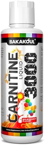 Suplemento Líquido de L-Carnitina 3000 mg con BCAA, Aumenta Energía y Soporte Muscular, Fórmula Eficiente con Acetil, Sabor Gummy Ácido - imagen 1