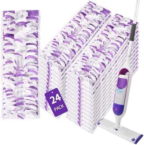 Paquete de 24 Almohadillas Desechables para Mopas de Poder INFICRIME, Compatibles con Repuestos Swiffer, Reemplazos para Limpieza de Pisos de Madera - imagen 1
