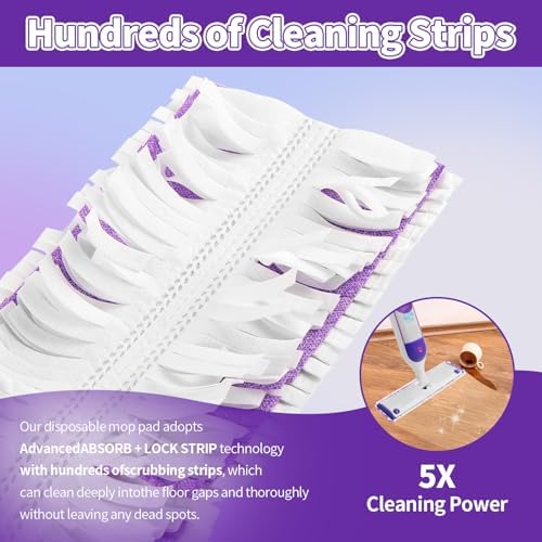 Paquete de 24 Almohadillas Desechables para Mopas de Poder INFICRIME, Compatibles con Repuestos Swiffer, Reemplazos para Limpieza de Pisos de Madera - imagen 2