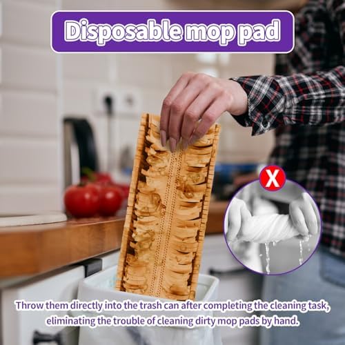 Paquete de 24 Almohadillas Desechables para Mopas de Poder INFICRIME, Compatibles con Repuestos Swiffer, Reemplazos para Limpieza de Pisos de Madera - imagen 4