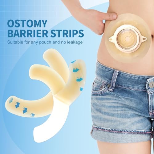 30 Piezas de Suministros para Ostomía, Tiras Adhesivas Elásticas para Barrera, Cinta para Bolsas de Colostomía y Ileostomía, Ideal para Estomas - imagen 6
