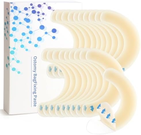30 Piezas de Suministros para Ostomía, Tiras Adhesivas Elásticas para Barrera, Cinta para Bolsas de Colostomía y Ileostomía, Ideal para Estomas - imagen 7