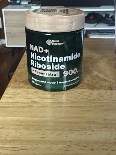 Suplemento Reus Research NAD+ Nicotinamida Ribósido 900mg, Liposomal con Resveratrol, Apoyo para el Envejecimiento de la Piel, 80 Cápsulas - imagen 4