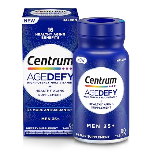 Centrum Age Defy para Hombres 35+ - Multivitamínico de Alta Potencia y Suplemento para el Envejecimiento Saludable - 60 Tabletas en Botella de - imagen 2