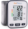 Monitor de Presión Arterial en Muñeca LotFancy para Uso en Casa, Automático, Ajustable 5.3”-8.5”, Pantalla LCD, 120 Memorias, 2 Usuarios, con Estuche - imagen 1