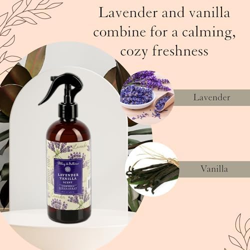 Spray de Lino Abbey & Sullivan, Lavanda y Vainilla, Ambientador y Eliminador de Olores, Paquete de 2, 16 oz - imagen 3