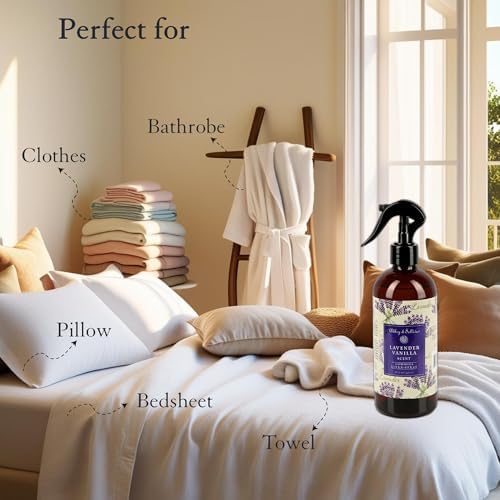 Spray de Lino Abbey & Sullivan, Lavanda y Vainilla, Ambientador y Eliminador de Olores, Paquete de 2, 16 oz - imagen 5