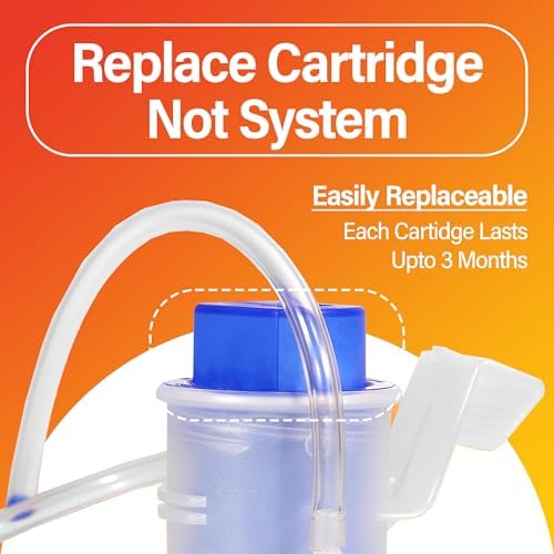 Sistema de inodoro autolimpiante NeverScrub! - Limpiador automático de taza de inodoro con cartucho inicial, dura hasta 3 meses - Limpiador - imagen 5