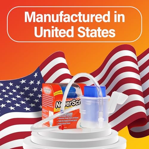 Sistema de inodoro autolimpiante NeverScrub! - Limpiador automático de taza de inodoro con cartucho inicial, dura hasta 3 meses - Limpiador - imagen 7