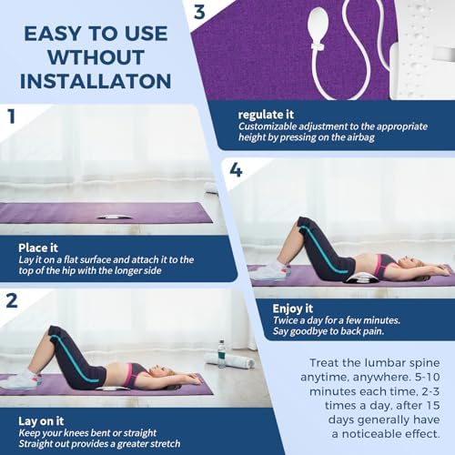 Estirador de Espalda Docemel para Alivio de Dolor Lumbar - imagen 8