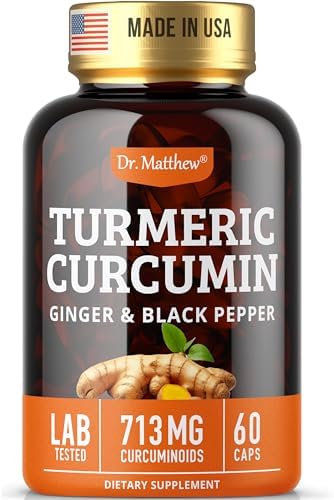 Cápsulas de Cúrcuma y Jengibre con Pimienta Negra, 1000mg, Alta Potencia 15X, Suplemento para Articulaciones, 60 Píldoras - imagen 1