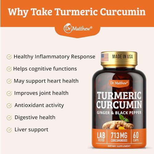 Cápsulas de Cúrcuma y Jengibre con Pimienta Negra, 1000mg, Alta Potencia 15X, Suplemento para Articulaciones, 60 Píldoras - imagen 3
