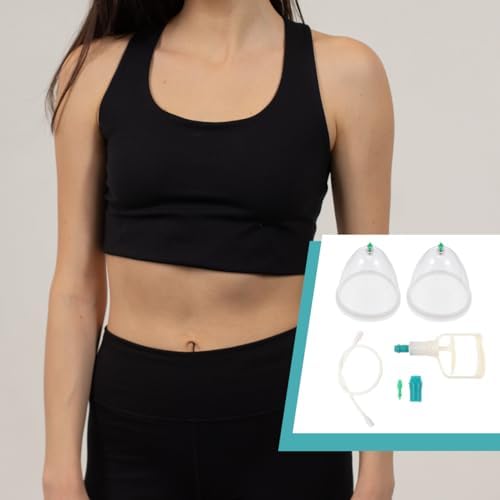 Set de Ventosas de Vacío Ciieeo con Bomba Manual para Masaje, Elevación de Senos y Glúteos, Accesorios para Terapeutas de Masaje, Color Blanco - imagen 2
