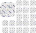 20 Almohadillas Electrodos Axion TENS 2x2'' - Reemplazo con Botón de 3.75mm | Compatibles con Estimuladores Musculares Compex | Reutilizables y - imagen 1