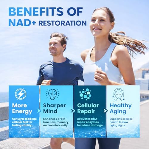 Kinetara NMNH - Suplemento de NMN, NAD+ con Dihidronicotinamida Mononucleótido para Salud Celular, Envejecimiento Saludable y Energía Sostenida, 60 - imagen 2