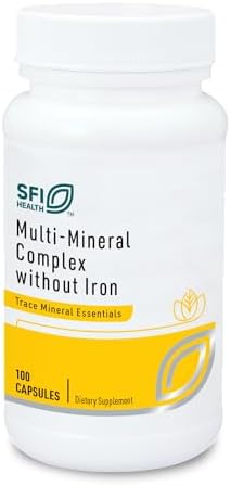 Klaire Labs SFI Health Complejo Multi-Minera Sin Hierro - Mezcla Esencial de Minerales Traza con Cobre y Zinc, Sin Hierro (100 Cápsulas) - imagen 1
