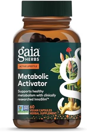 Gaia Herbs Activador Metabólico - Soporte para la Vía AMPK con Ingredientes Clínicamente Investigados - 60 Cápsulas Veganas (60 Porciones) - imagen 1