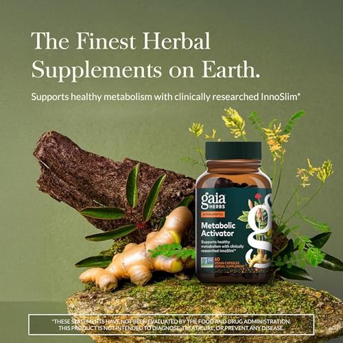 Gaia Herbs Activador Metabólico - Soporte para la Vía AMPK con Ingredientes Clínicamente Investigados - 60 Cápsulas Veganas (60 Porciones) - imagen 2