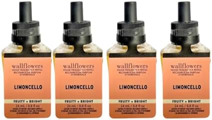 Recarga de Fragancia para el Hogar Bath & Body Works LIMONCELLO Wallflowers 0.8 fl oz - Paquete de 4 - imagen 1