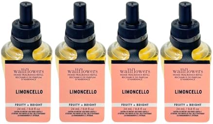 Recarga de Fragancia para el Hogar Bath & Body Works LIMONCELLO Wallflowers 0.8 fl oz - Paquete de 4 - imagen 2
