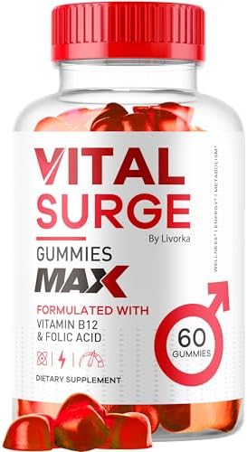 Vital Surge - Gomitas Vital Surge para Hombres, Suplemento Vital Vita Surge Max 1050 MG, Fórmula Avanzada (60 Gomitas) - imagen 1