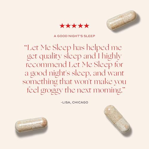 Womaness Let Me Sleep – Suplemento para Dormir con Melatonina y Magnesio - Apoyo Nocturno para un Mejor Descanso - 30 Cápsulas - imagen 5