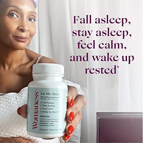 Womaness Let Me Sleep – Suplemento para Dormir con Melatonina y Magnesio - Apoyo Nocturno para un Mejor Descanso - 30 Cápsulas - imagen 6