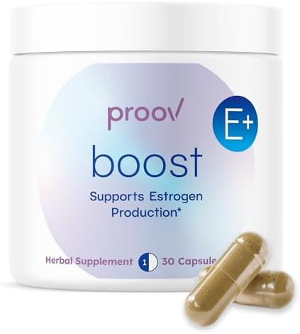 Proov - Suplemento para Mujeres - Aumenta la Producción de Estrógeno - Apoyo a la Fertilidad y Menopausia - Equilibrio Hormonal - 30 Cápsulas - imagen 1