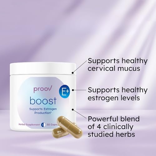 Proov - Suplemento para Mujeres - Aumenta la Producción de Estrógeno - Apoyo a la Fertilidad y Menopausia - Equilibrio Hormonal - 30 Cápsulas - imagen 2