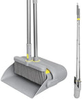 Juego de Escoba y Recogedor VACFAM Mejorado con Cabezal Rotatable 180°, Mango Ajustable de 61, Recogedor Autolimpiante, Ideal para Casa, Cocina y - imagen 1