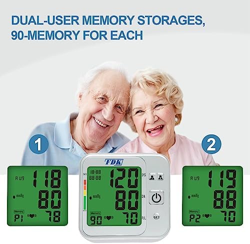 Monitor de Presión Arterial para Uso en Casa; Control de Volumen de Voz Bilingüe (Inglés/Español); Monitor de Presión Arterial para Brazo con - imagen 2
