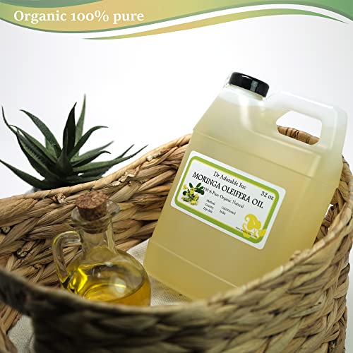 Dr Adorable - Aceite de Moringa Oleifera 32 oz - 100% Puro, Orgánico y Natural, Prensado en Frío - imagen 2