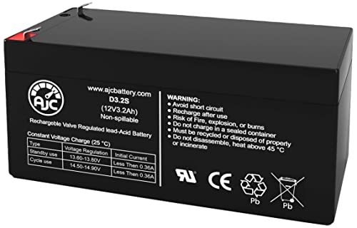 Batería AJC Compatible con B&B BP3-12 12V 3.2Ah para UPS - imagen 4