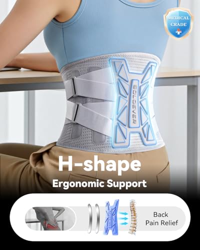 Faja de Soporte Médico para Mujeres - Alivio del Dolor de Espalda Baja [Ultra Transpirable y Soporte Mejorado] con Sistema de Correas Ajustables - - imagen 3