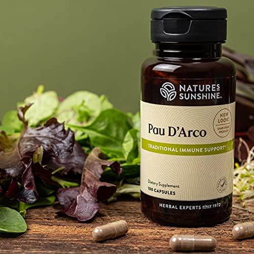 Pau D' Arco de Nature's Sunshine, 100 Cápsulas | Apoya el Sistema Inmunológico, Proporciona Antioxidantes y Asiste en la Desintoxicación Natural - imagen 2