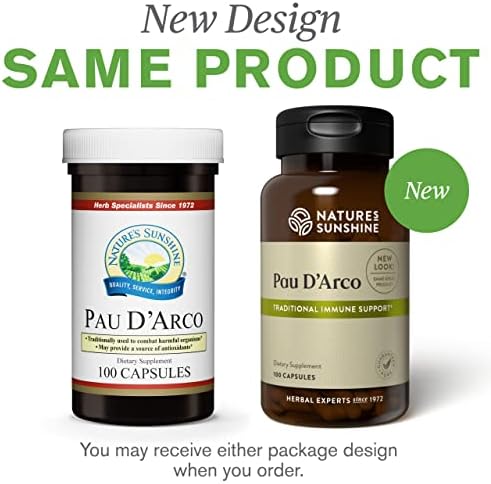 Pau D' Arco de Nature's Sunshine, 100 Cápsulas | Apoya el Sistema Inmunológico, Proporciona Antioxidantes y Asiste en la Desintoxicación Natural - imagen 7