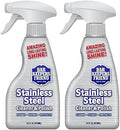 Limpiador y Pulidor de Acero Inoxidable Bar Keepers Friend en Spray (2 x 16 oz) Elimina Huellas Oily, Manchas de Agua Dura y Grasa sin Rayar - imagen 1