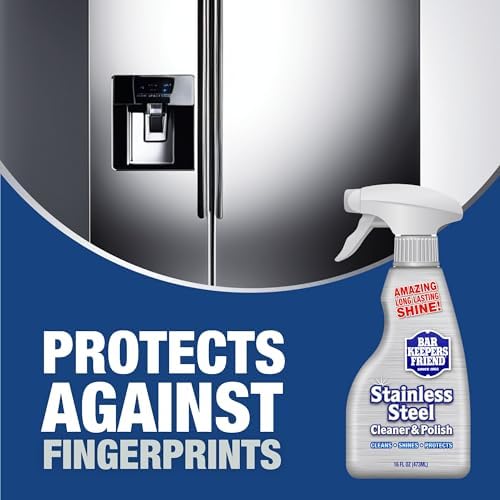 Limpiador y Pulidor de Acero Inoxidable Bar Keepers Friend en Spray (2 x 16 oz) Elimina Huellas Oily, Manchas de Agua Dura y Grasa sin Rayar - imagen 3